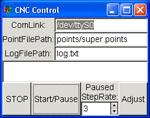 CNC control window